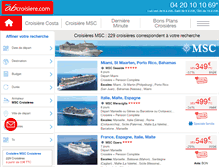 Tablet Screenshot of msc.abcroisiere.com